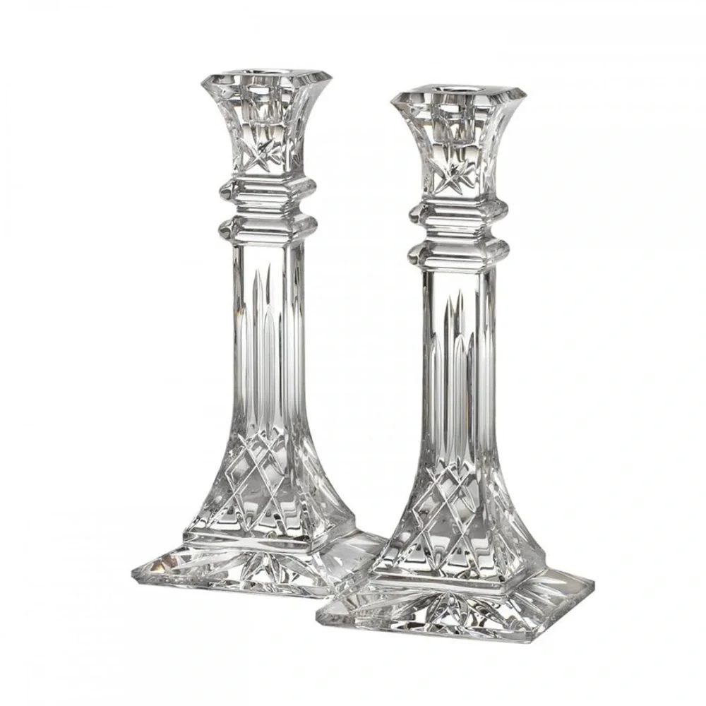 WATERFORD LISMORE 10” candlestick set of 2
